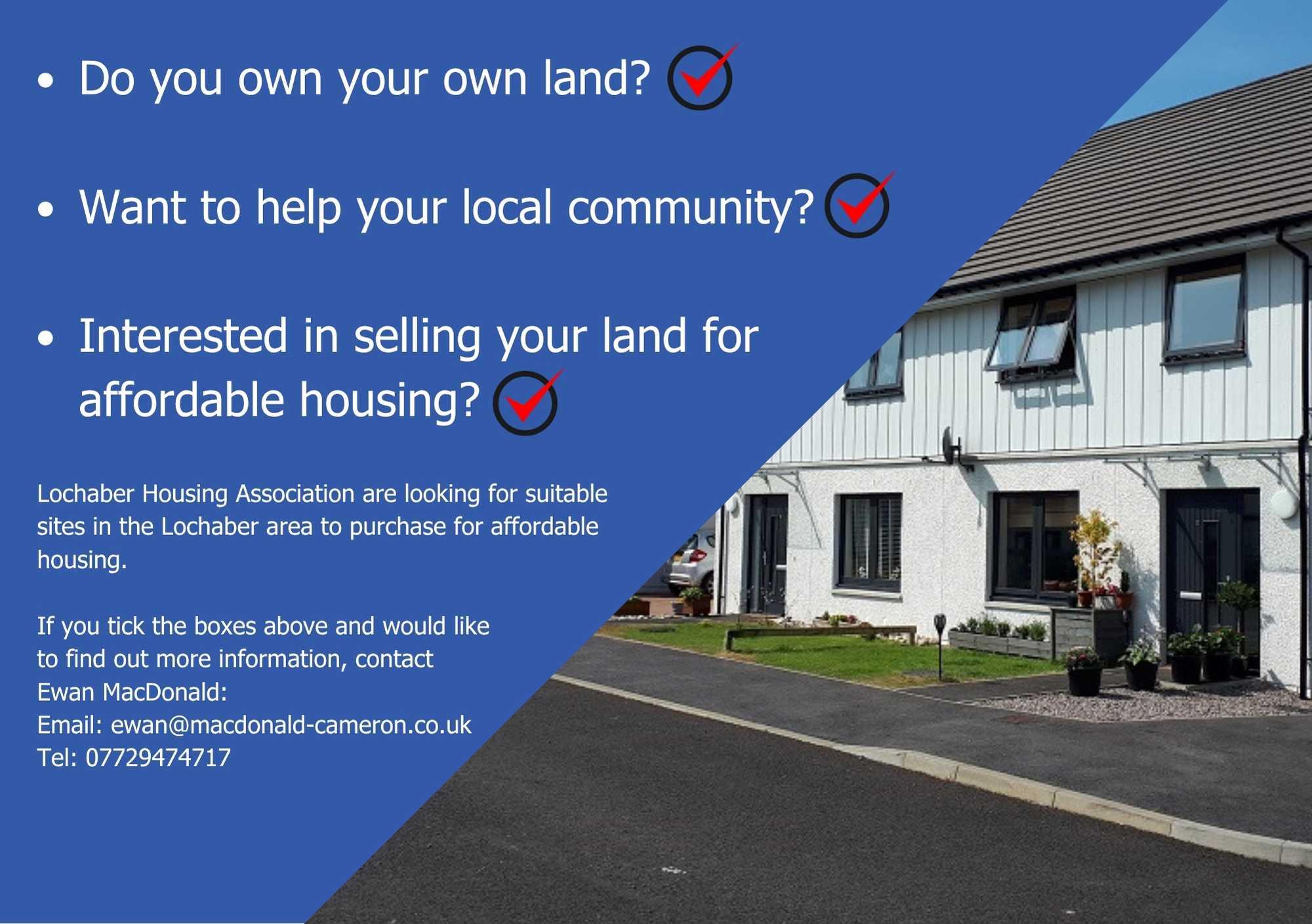 Land Wanted